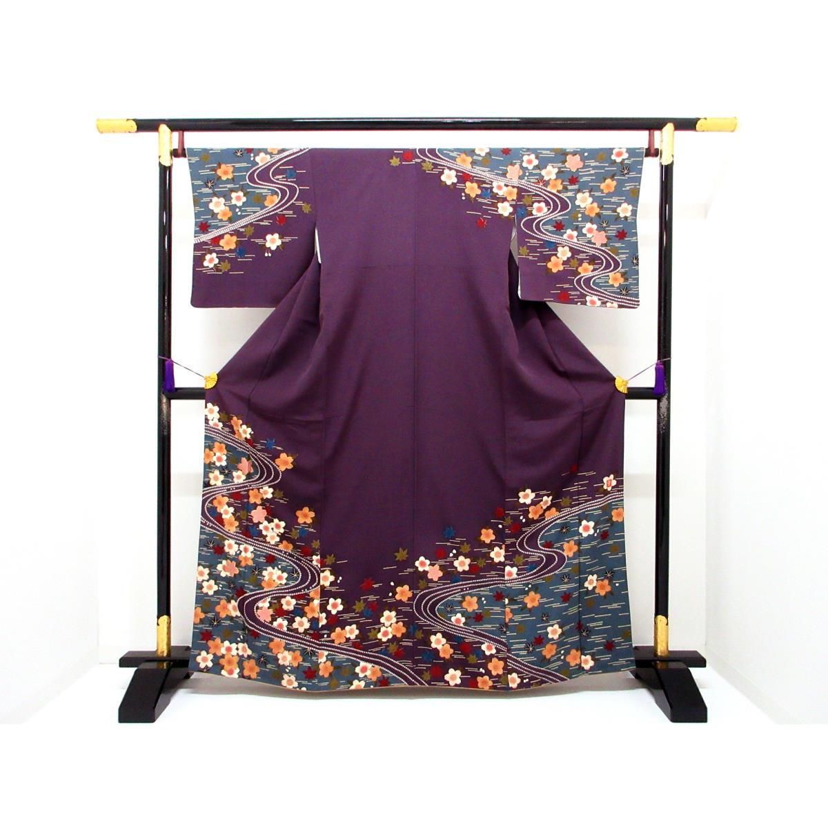 訪問着 花井幸子 友禅加工 刺繍入り