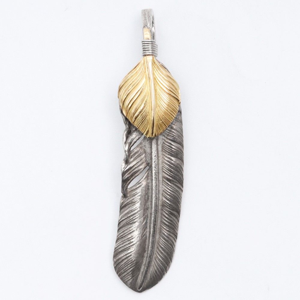 GORO'S 上金ハート特大フェザー右向き - メルカリ