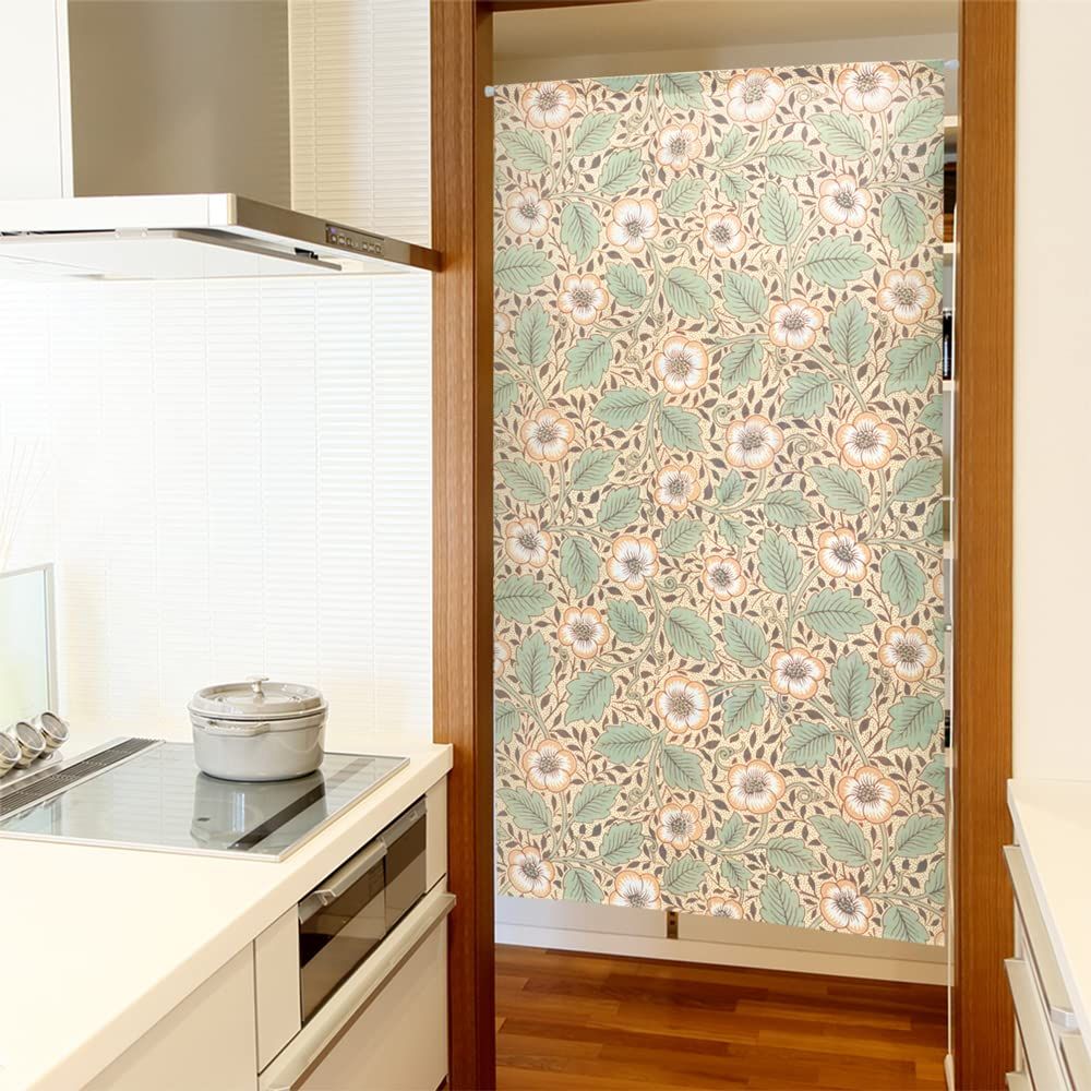 のれん工房 のれん ウィリアム モリス おしゃれ モダン タペストリー 間仕切り 幅85×丈150cm william morris クライストチャーチ 97434 [クライストチャーチ] [のれん]
