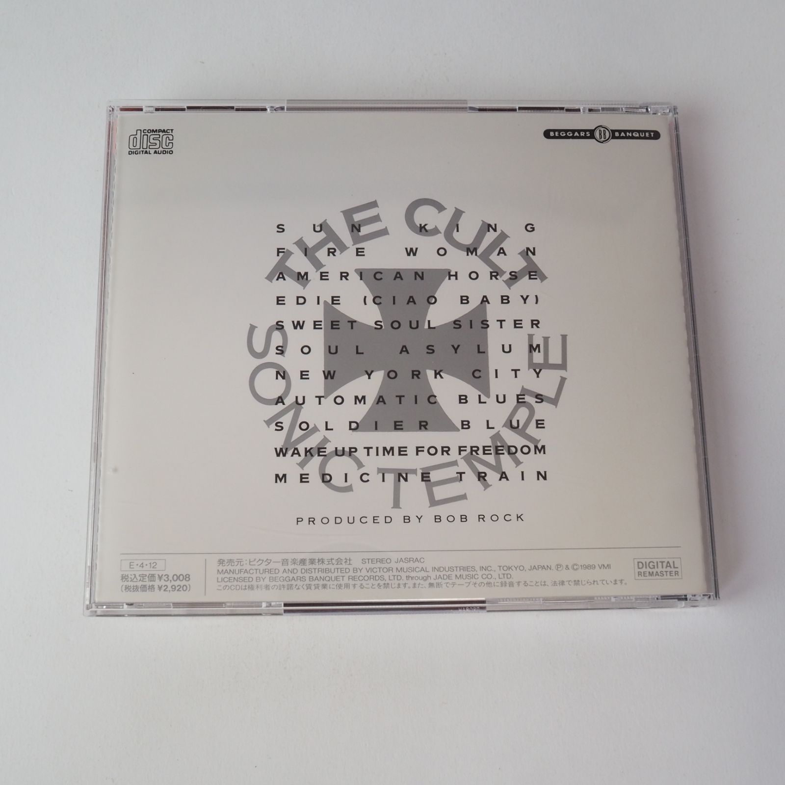 ザ・カルト ソニック・テンプル（国内盤）CD 1989年盤/VDP-1424 洋楽 [Y2]