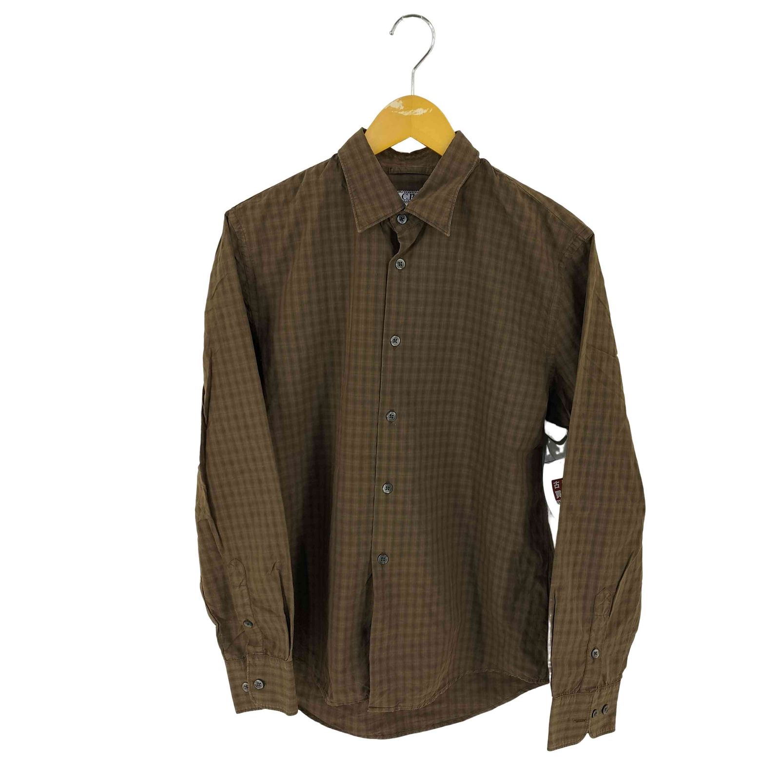 シーピーカンパニー C.P.COMPANY MADE IN ITALY コットンナイロンチェックシャツ メンズ  4