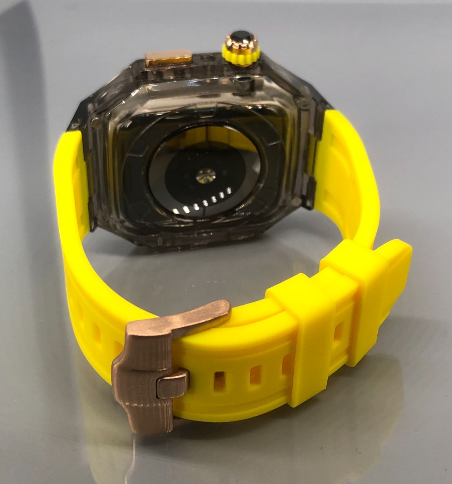 GimelZayin zc rg ブラッククリア イエロー★アップルウォッチ ラバーベルト カバー クリア ケース 40mm 41mm 44mm 45mm 46mm 49mm スポーツ メンズ レディース 4スクリュー Apple Watch バンド GimelZayin zc rg ブラッククリア イエロー★アップルウォッチ ラバーベルト カバー クリア ケース 40mm 41mm 44mm 45mm 46mm 49mm スポーツ メンズ レディース 4スクリュー Apple Watch バンド