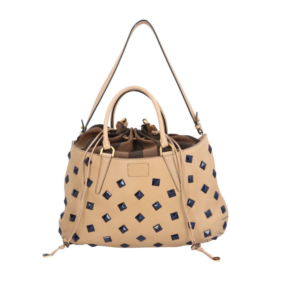 フェンディ ペカン ショルダーバッグ レザー 8BN237 B10 128 2516 ベージュ レディース FENDI  中古 フェンディ ペカン ショルダーバッグ レザー 8BN237 B10 128 2516
