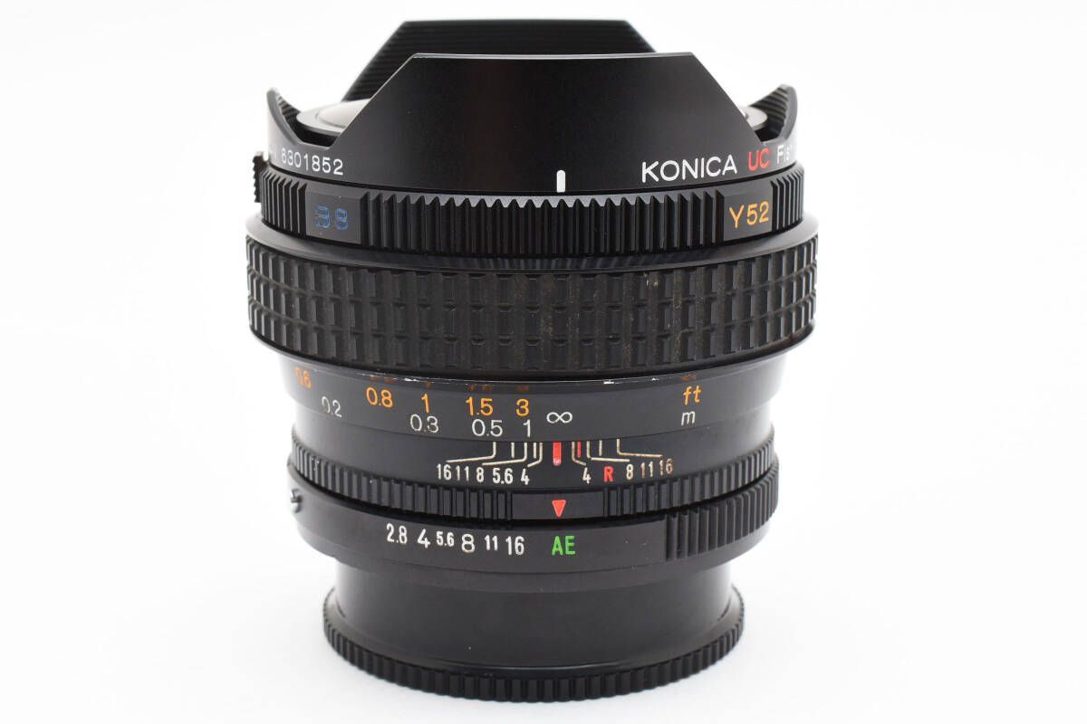 ★希少品★KONICA コニカ UC Fish-eye HEXANON AR 15mm F2.8 ★激レア★ #2524-406820 ☆希少品☆ コニカ KONICA UC Fish-eye HEXANON AR 15mm F2.8 Y2698#922