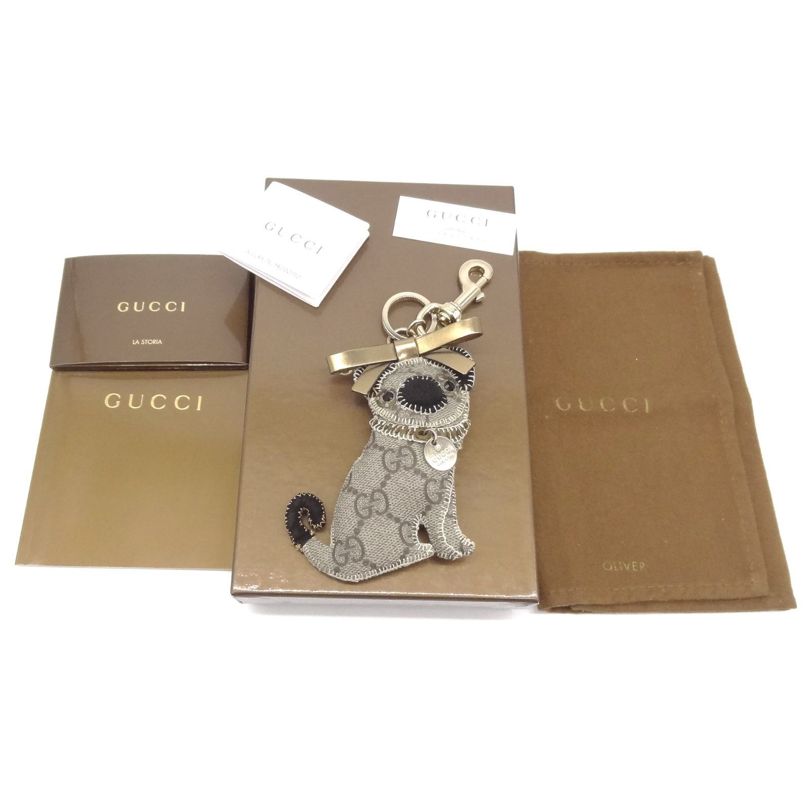 極美品】GUCCI グッチ グッチ グッチョリ パグ キーホルダー チャーム GG PVC ドッグ 箱 保存袋 - メルカリ