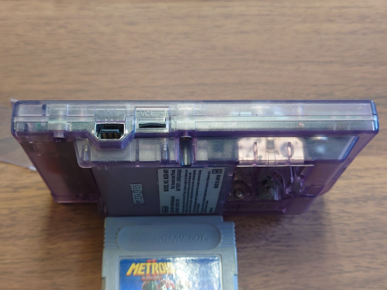 ゲームボーイポケット クリアパープル