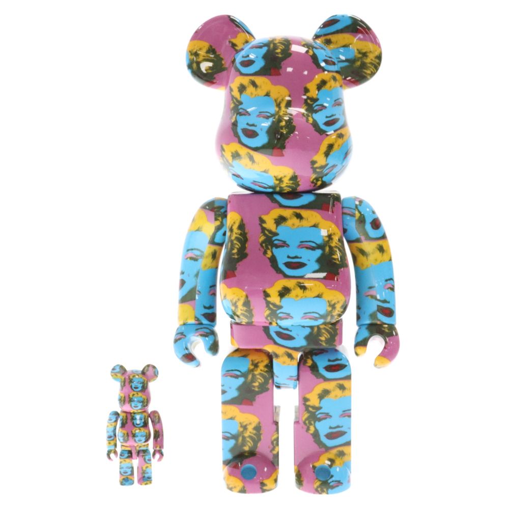 MEDICOM TOY - ベアブリック 100% 3体　アンディウォホール MEDICOM TOY - BE@RBRICK Andy Warhol × JEAN-MICHEL BASQUIAT