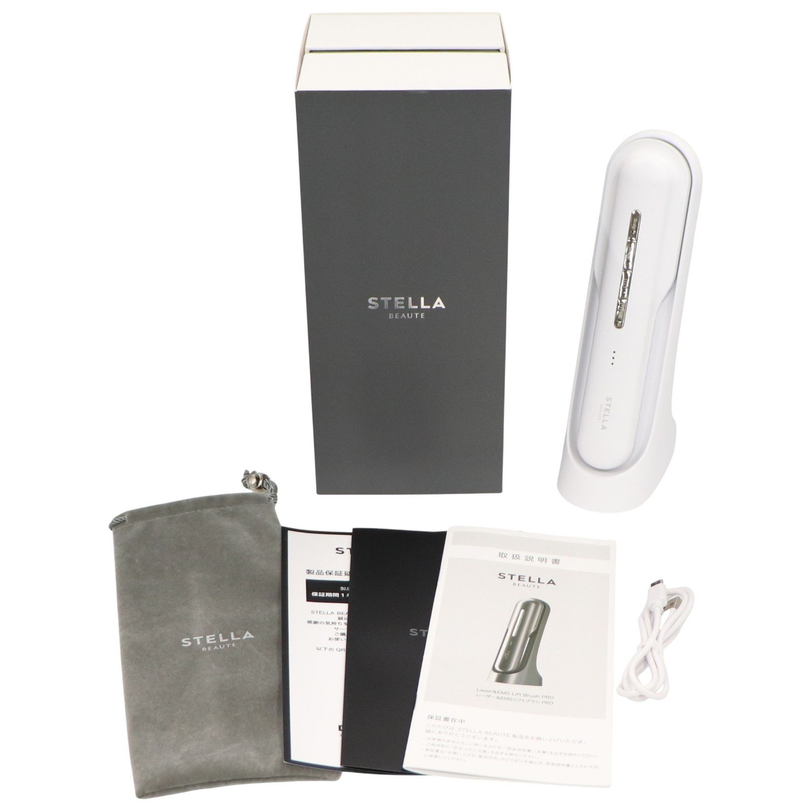 STELLA BEAUTE ステラ ボーテ レーザー - EMSリフトブラシPRO SB-LEP01 サントリーニホワイト 可 C