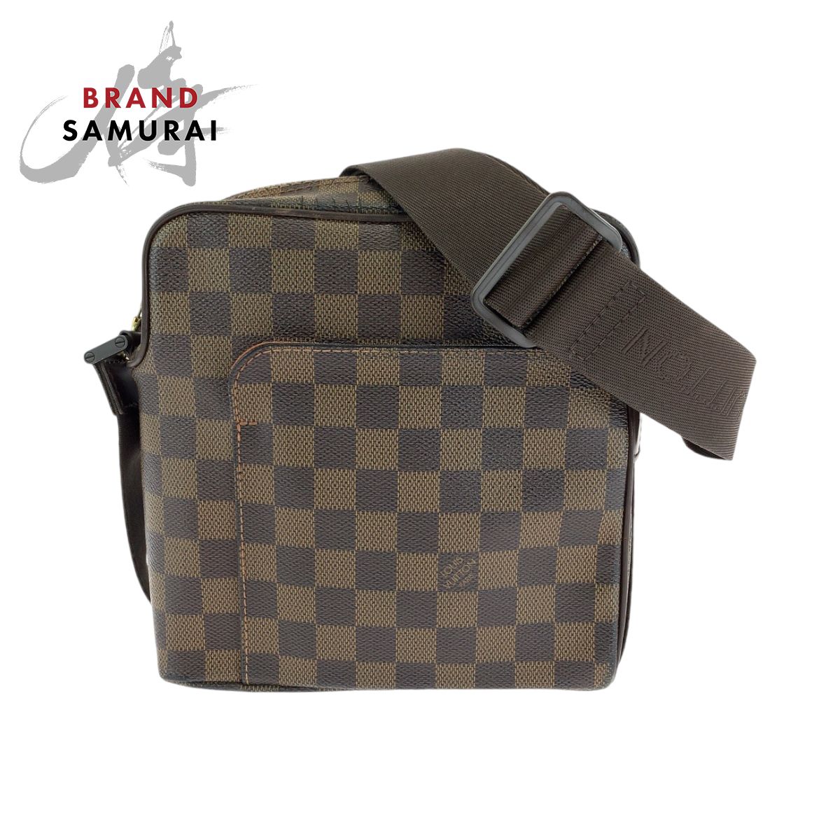 LOUIS VUITTON ルイヴィトン ダミエ オラフPM ブラウン ゴールド金具 PVC N41442 ショルダーバッグ ポシェット レディース  409470【中古】 - メルカリ