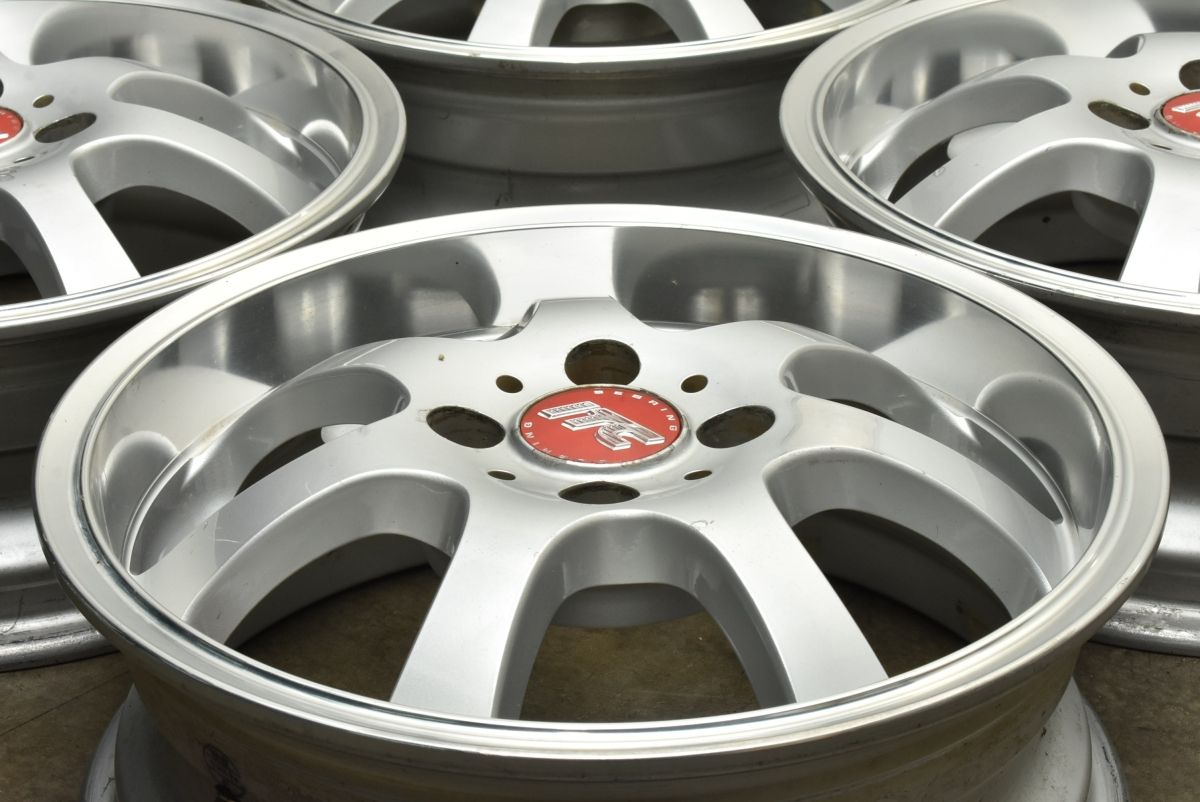 カスタム用に RAYS Sebring ITC 15in 5.5J 38 PCD100 4本セット アクア フィールダー ヤリス フィット シャトル グレイス スイフト