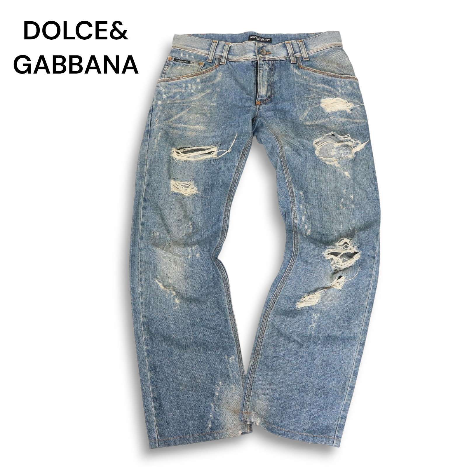 14classic 44 デニム　ドルガバ　名作❤　DOLCE&GABBANA DOLCE＆GABBANA ドルチェ＆ガッバーナ 14 CLASSIC☆ クラッシュ