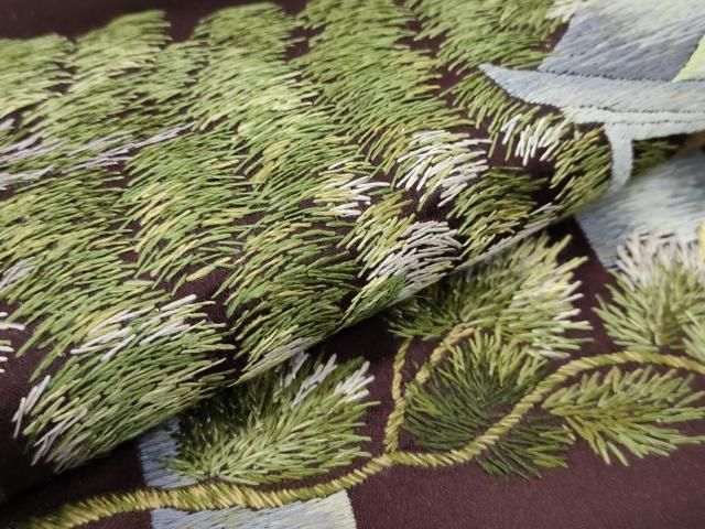 平和屋本店□極上 ファッションデザイナー 花井幸子 太鼓柄袋帯 総手