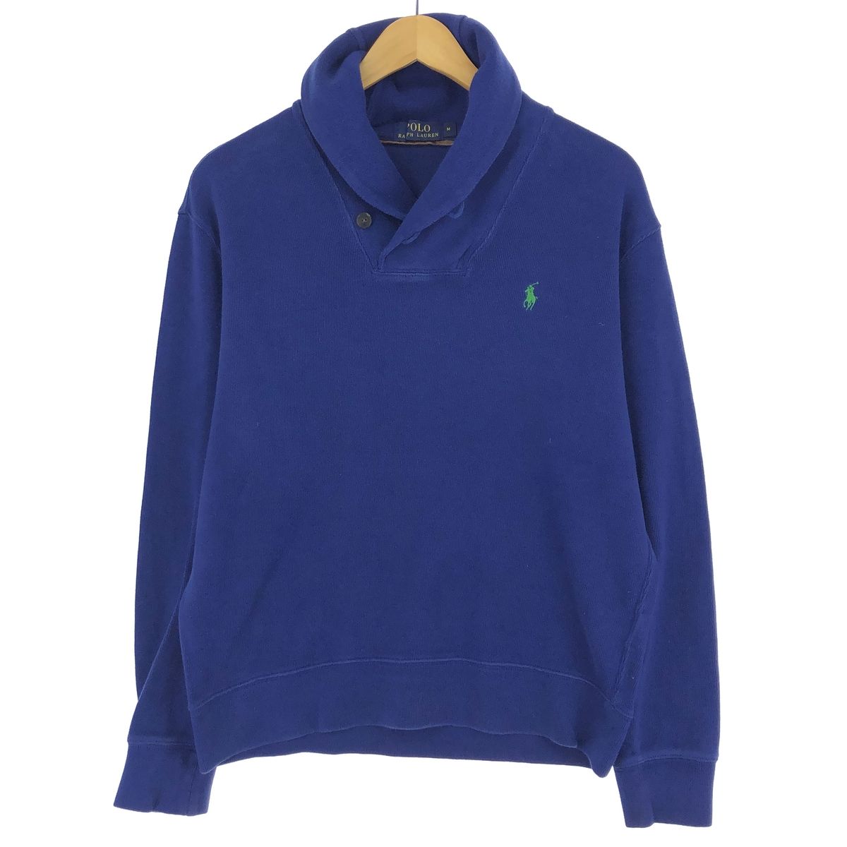古着 ラルフローレン Ralph Lauren POLO RALPH LAUREN ショールカラー ワンポイントロゴスウェットシャツ トレーナー メンズM/eaa433783
