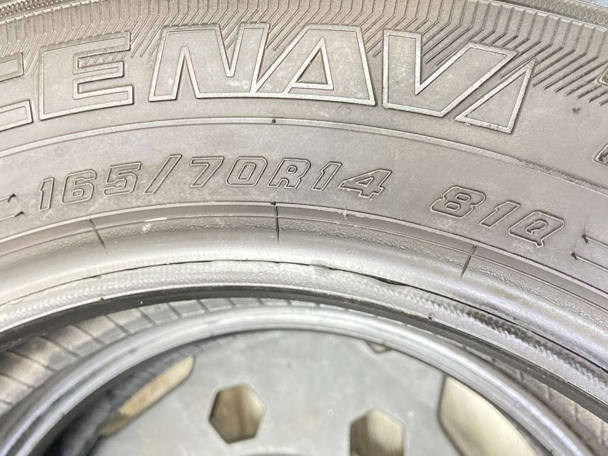 165/70R14 グッドイヤー アイスナビ7 中古タイヤ スタッドレスタイヤ 2本セット w14240704105 - メルカリ