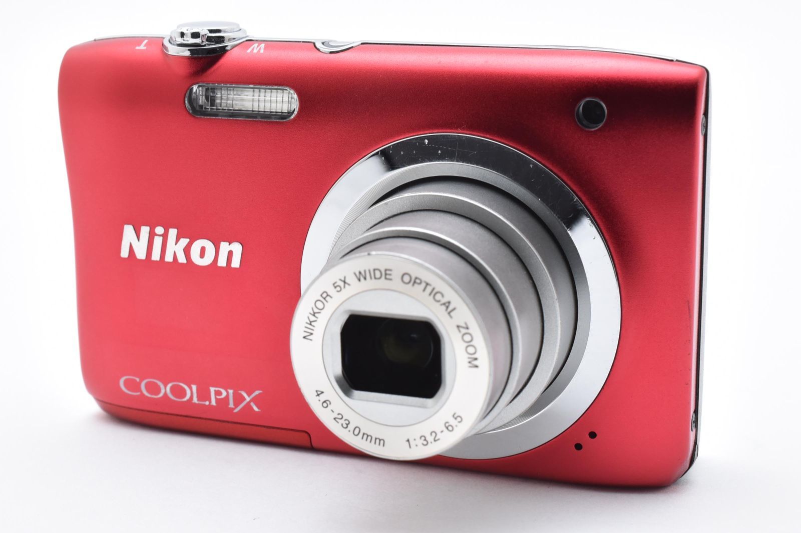 動作良好 Nikon COOLPIX A100 レッド 旅行やお散歩に 軽量で初心者にもおすすめ