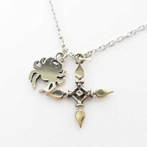 HUNTER×HUNTER 冨樫義博展 PUZZLE クロロ モチーフネックレス 受注生産 sv925 シルバー