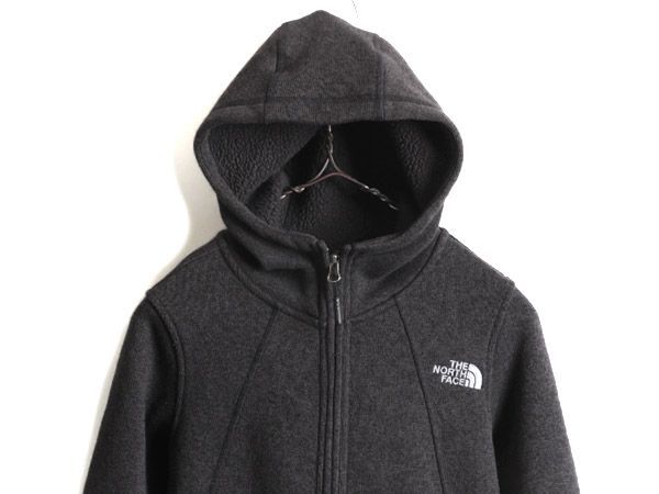 THE NORTH FACE - US企画 ノースフェイス セーター フリース パーカー ジャケット XS 濃灰 US企画 ノースフェイス セーター フリース パーカー ジャケット
