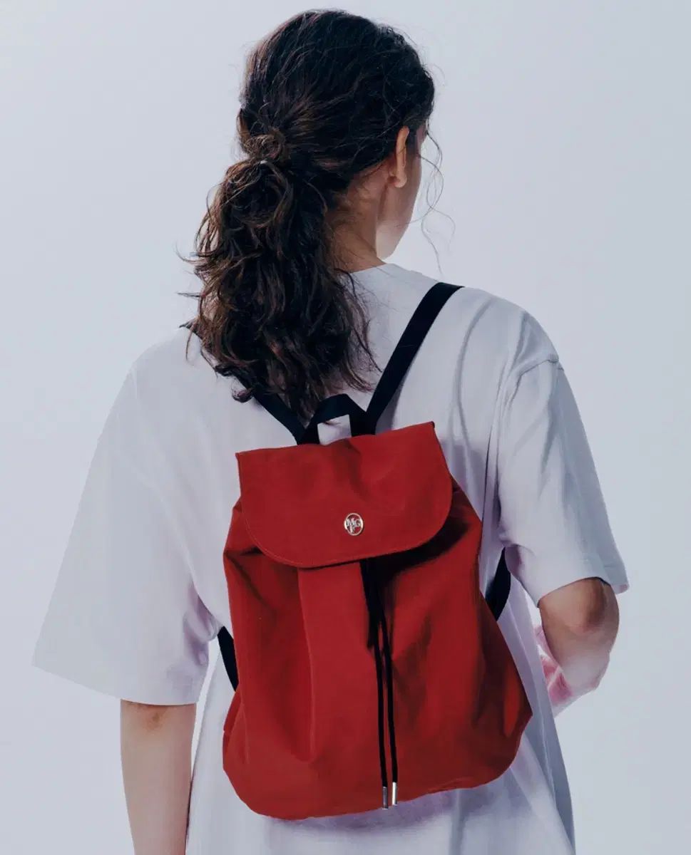 MARITHE マリッテ 赤 ロゴ リュック リュックサック