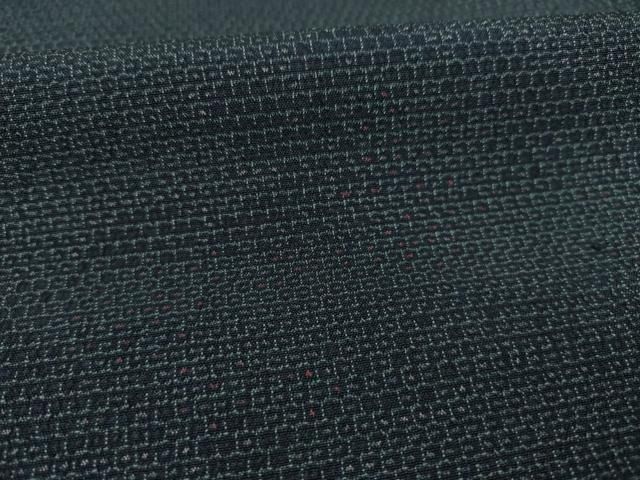 平和屋着物○本塩沢 麻の葉文様 証紙付き 正絹 逸品 未使用 CAAS6928yc