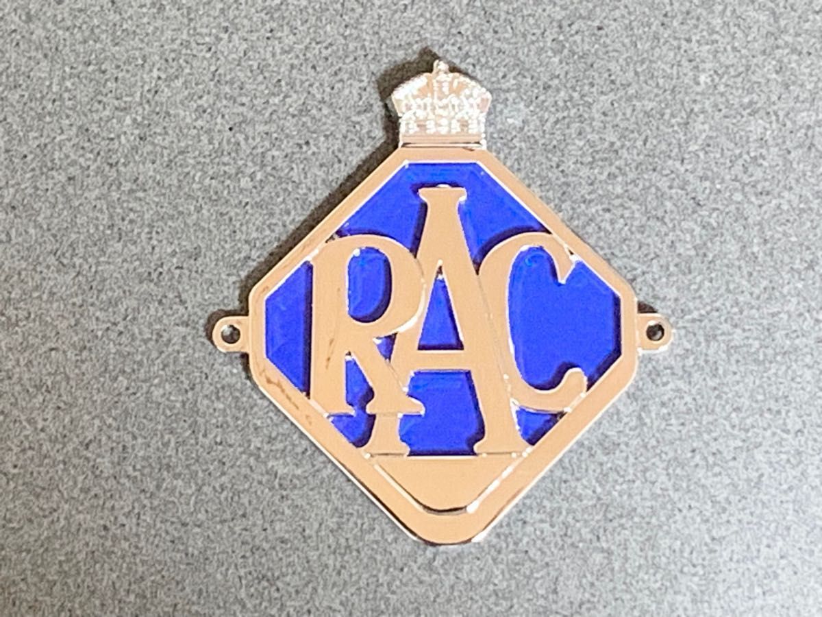 RAC グリルバッジ ダイヤ型 横タイプ ミニ ジャガー 英国製