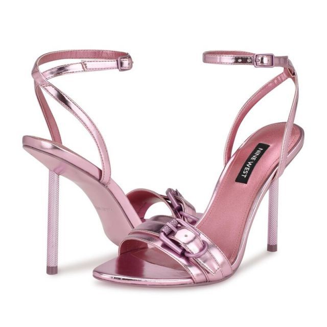 【送料無料】 ナインウェスト レディース ヒール シューズ Rommie llic Pink