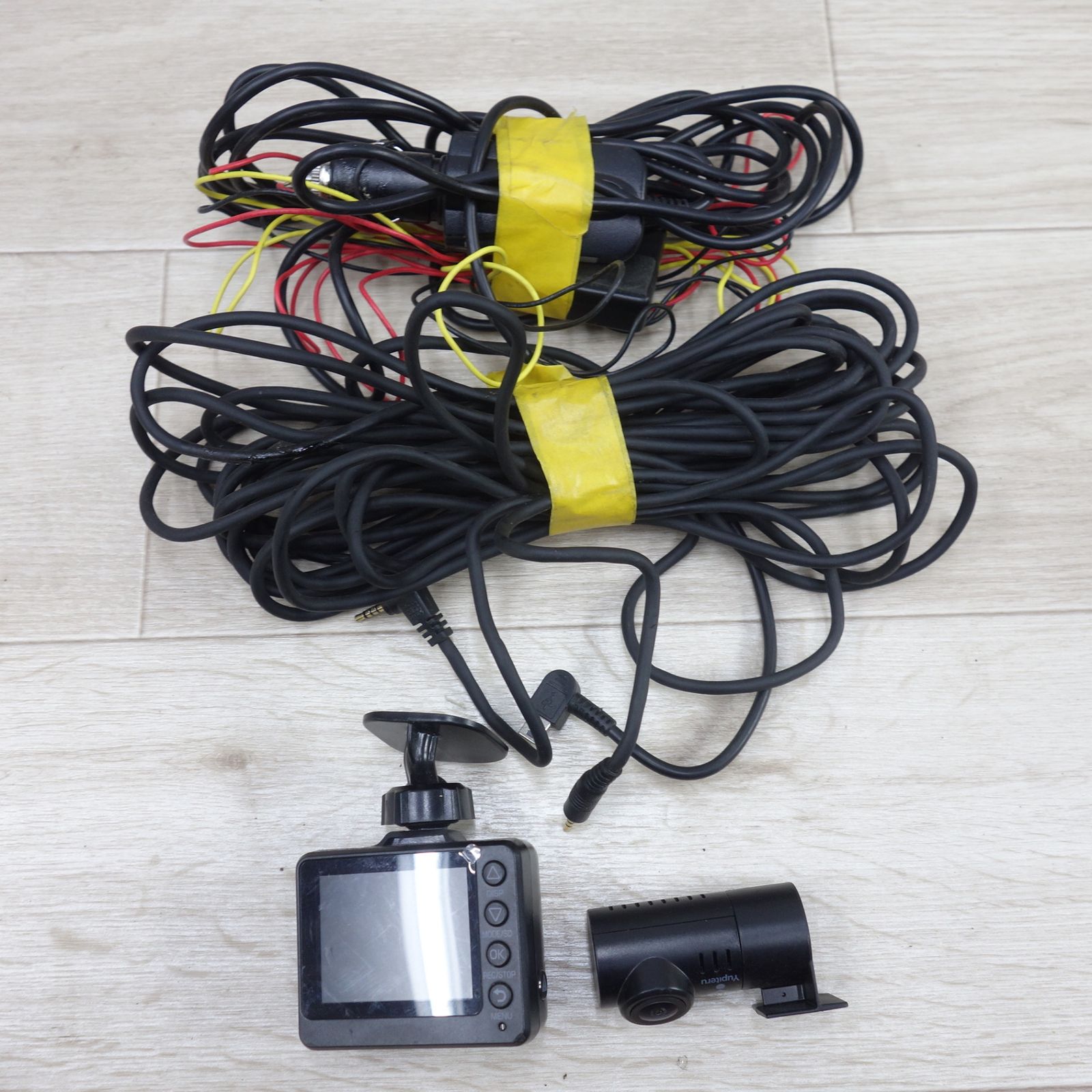 付き◆Yupiteru ユピテル ドライブレコーダー WDT610 前後 カメラ ドラレコ コード◆