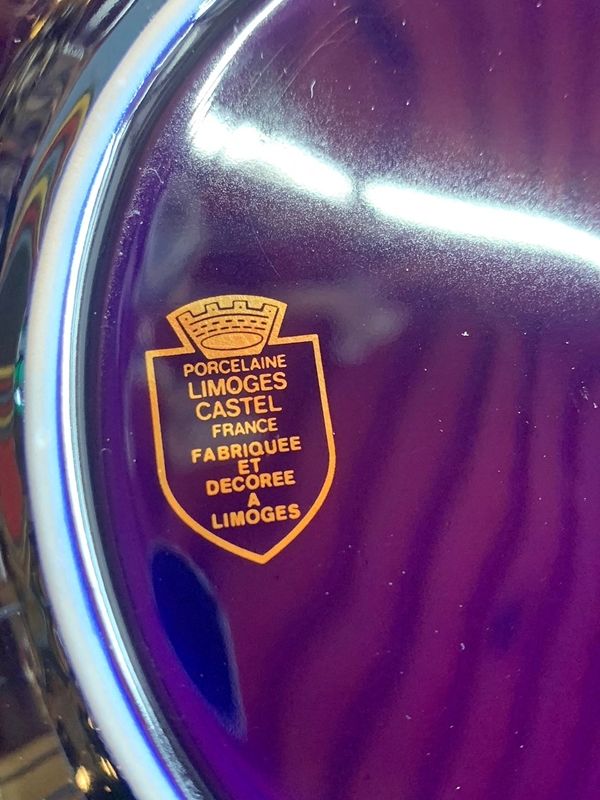 リモージュ 皿 プレート 5枚 LIMOGES CASTEL ケーキ皿 金彩