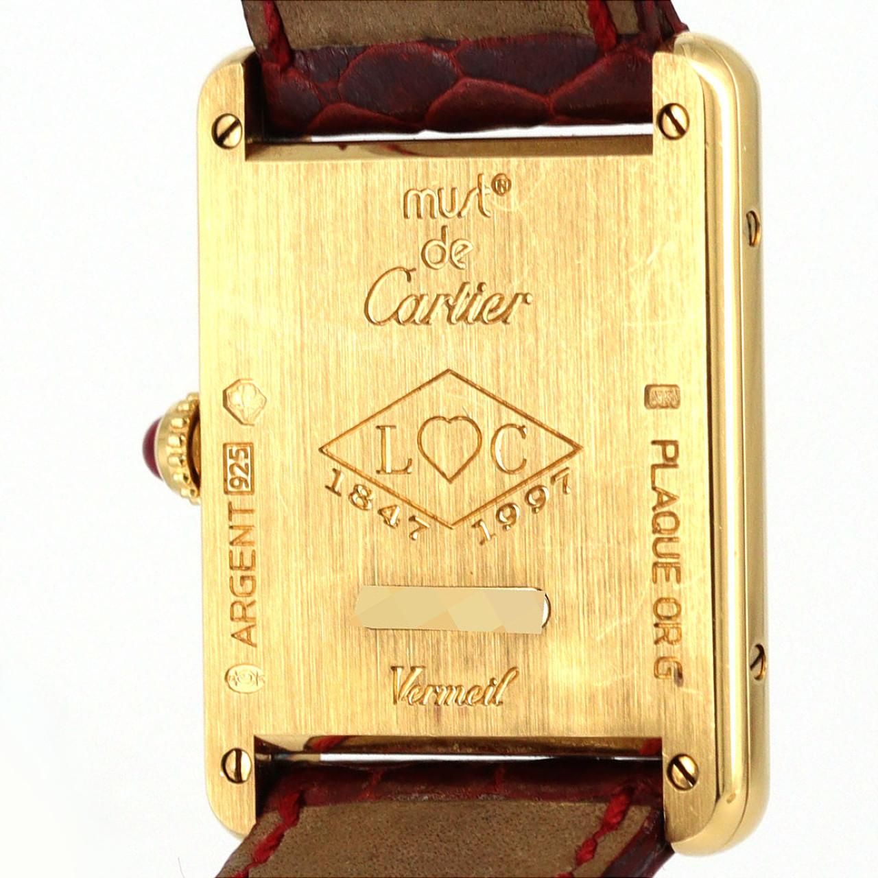 Cartier タンク SM 150周年記念モデル カルティエ マストタンク GP