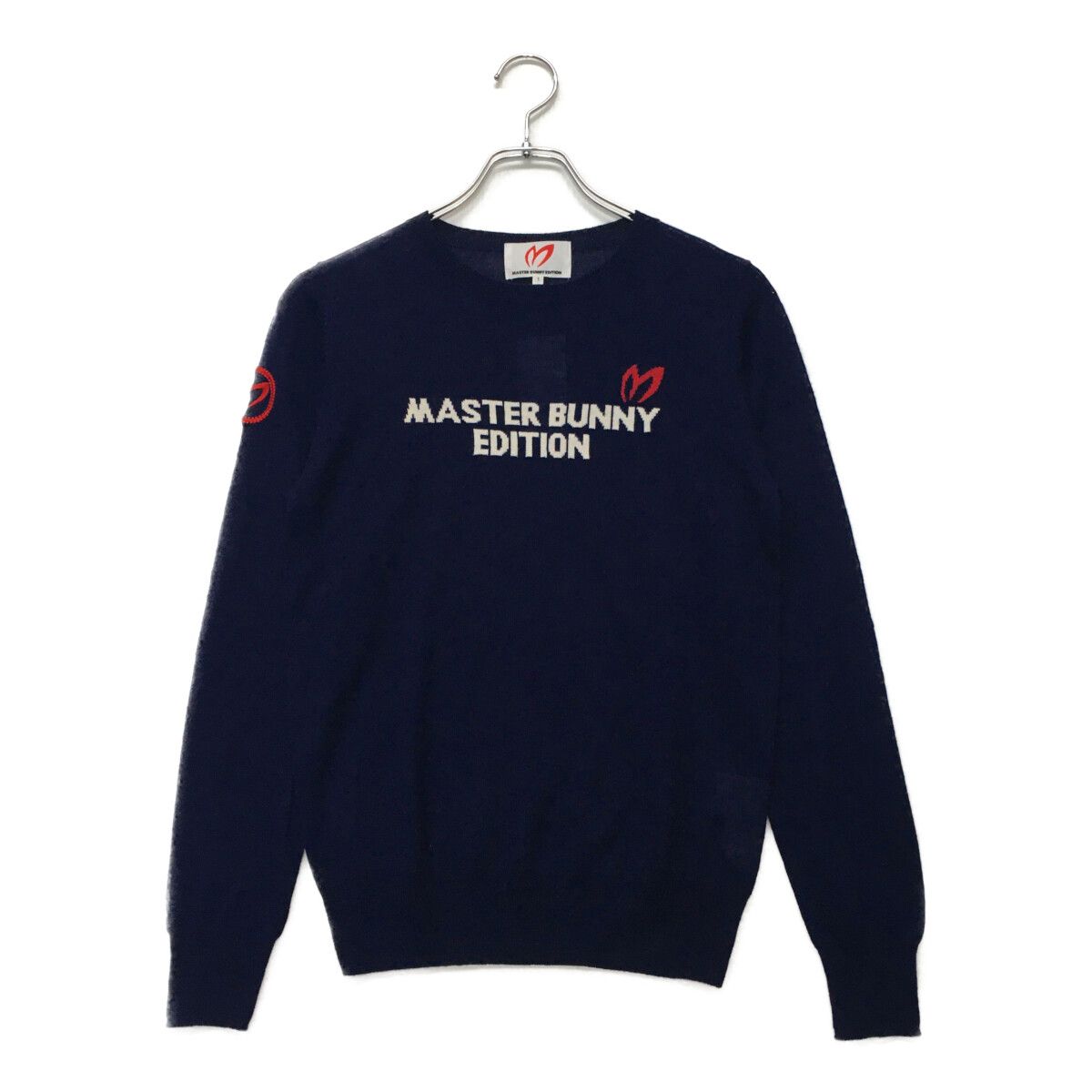 中古 レディース マスターバニーエディション MASRTER BUNNY EDITION セーター 1(M) 紺 ネイビー クルーネック カシミヤ混