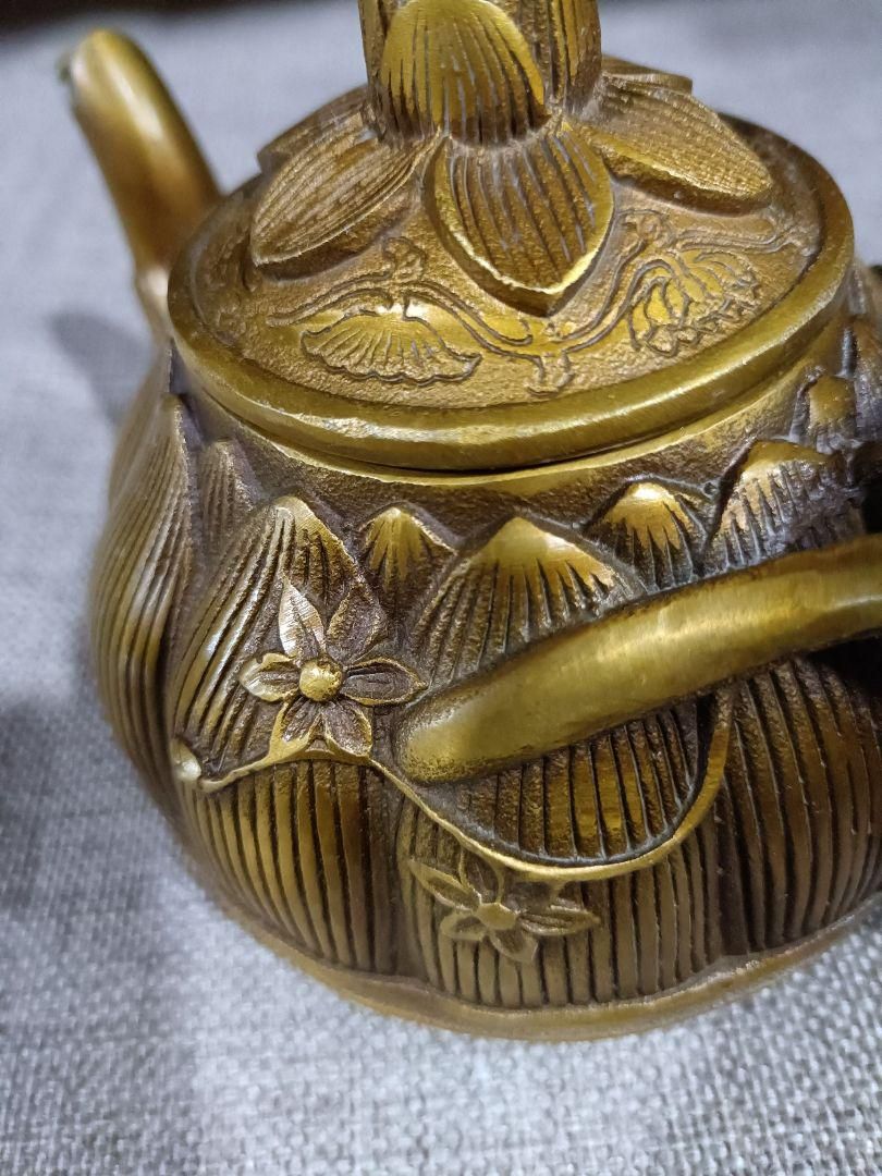 銅製 花壺 酒壺 茶壺器 茶道具 香道具 装飾品 工芸品 美術品