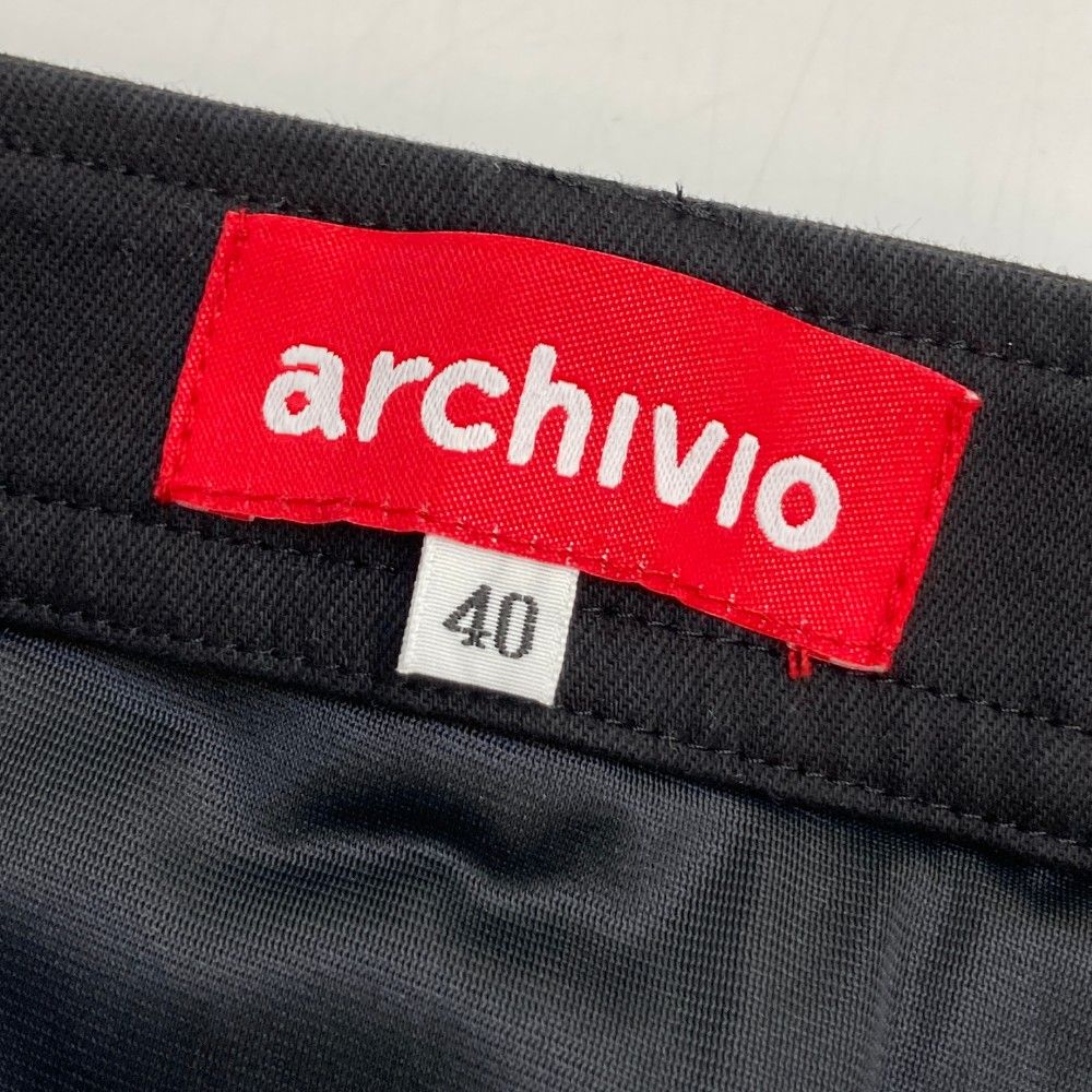 ARCHIVIO アルチビオ 2023年 裏地付 ストレッチスカート