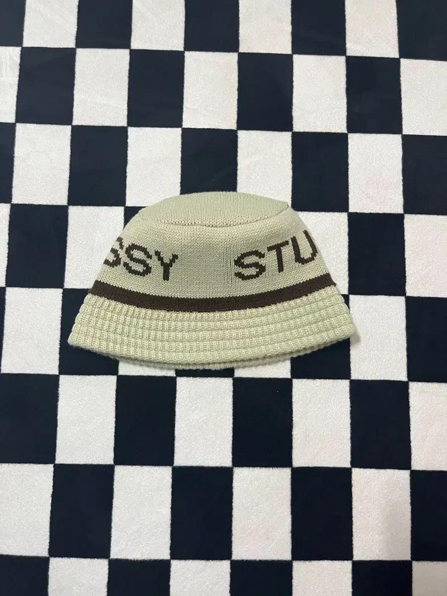 STUSSY ステューシー ジャガード ニット バケットハット L XL