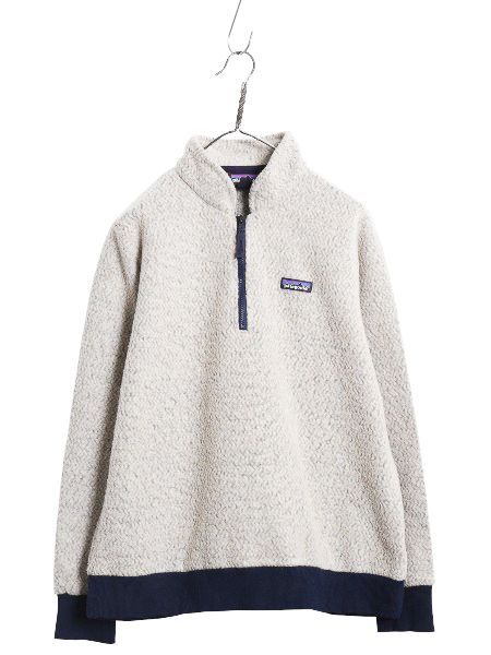 なクーポン配布中! パタゴニア ウーリエステル フリース ジャケット レディース XL | 古着 18年製 ハーフジップ ジャンパー プルオーバー ウール 大きいサイズ