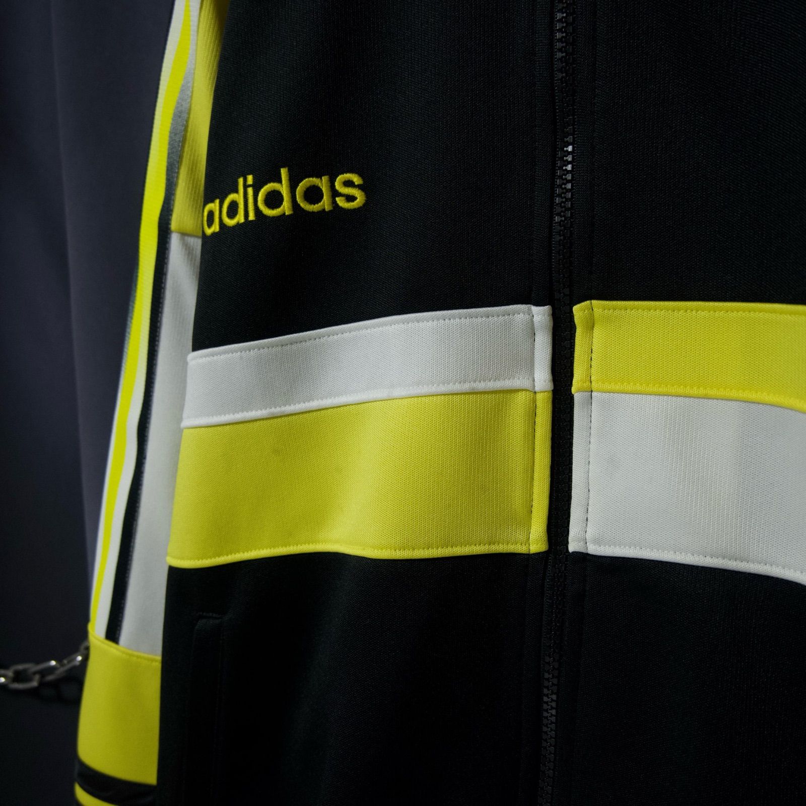 XL 希少 90s adidas デサント製 トラックジャケット セットアップ adidas トラックジャケット セットアップ デサント 希少カラー M