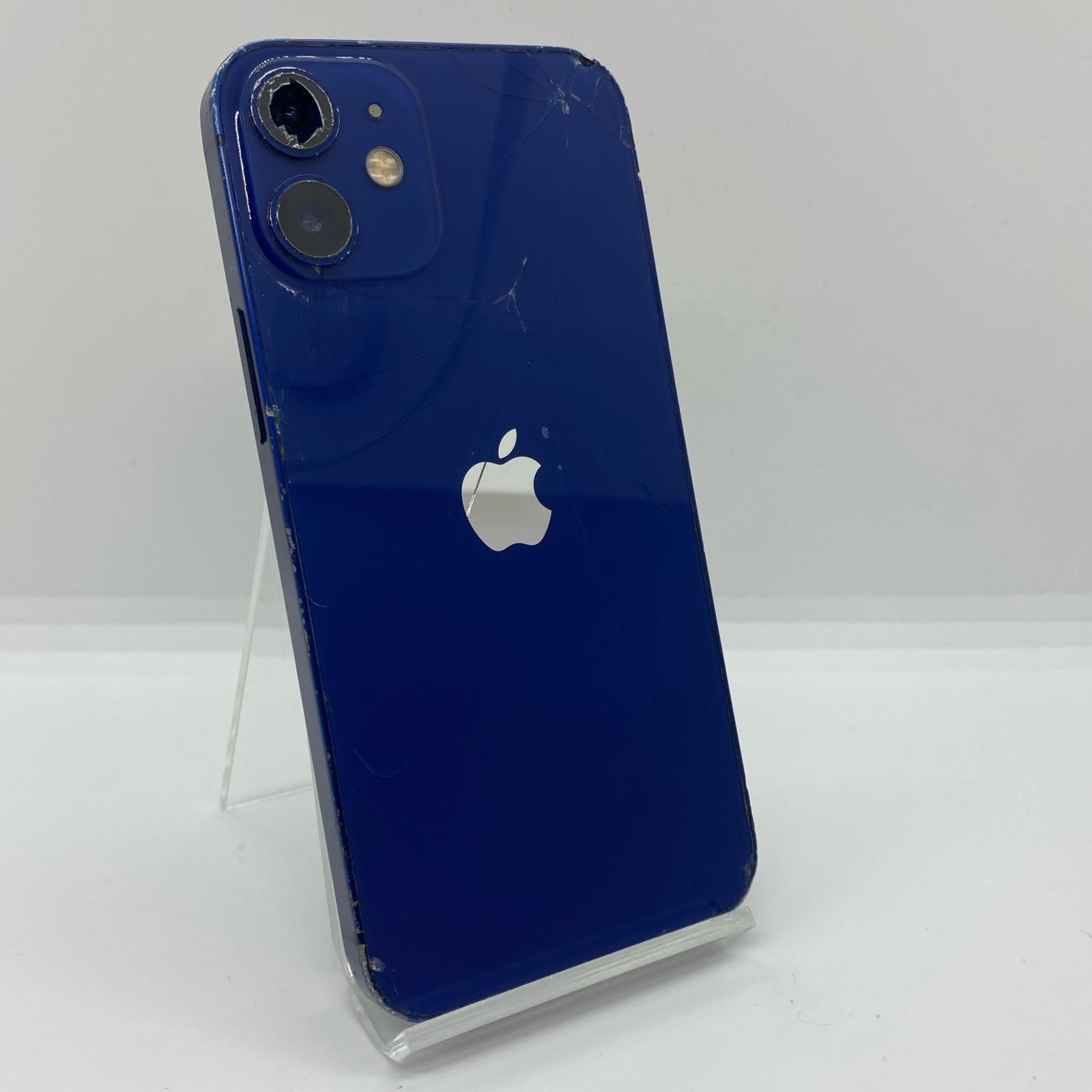 iPhone 12 mini 64GB ブルー SIMフリー 白ロム 78%【最速発送】【難有 