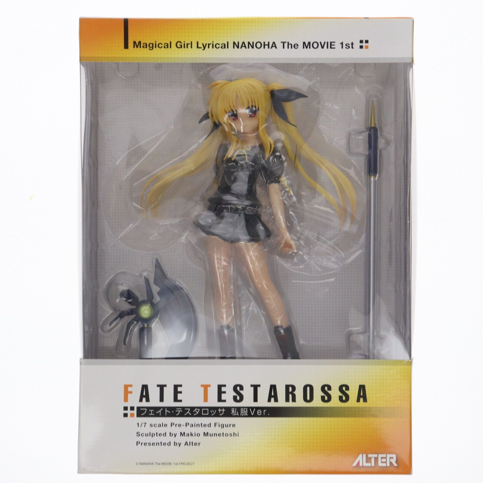 魔法少女リリカルなのは The MOVIE 1st フェイト・テスタロッサ 私服Ver. (1/7スケール PVC塗装済み完成品) 中古】(本体A/箱B)魔法少女リリカルなのは The MOVIE 1st