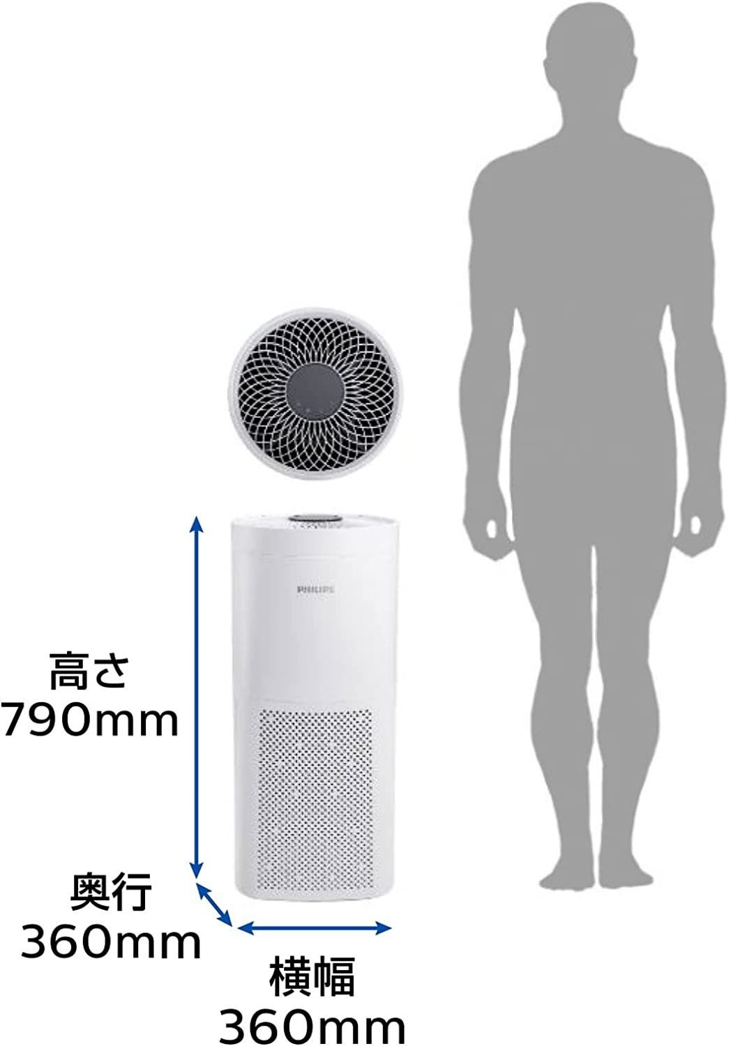 Philips(フィリップス) 空気除菌器 空気清浄機 UVC 紫外線 ライト 空気