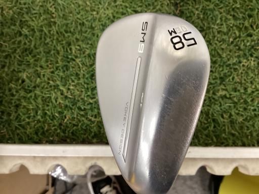 タイトリスト VOKEY SPIN MILLED SM9 ツアークロム 58°|08°M ウェッジ WG 純正特注シャフト フレックスS メンズ 男性用 右利き 右用 Dランク ゴルフクラブ