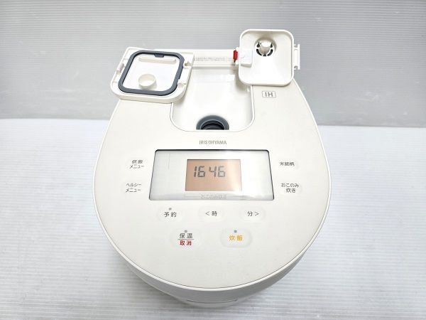 生活家電 【品】 アイリスオーヤマ IH式 炊飯器 3合炊き RC-IL30-W 2022