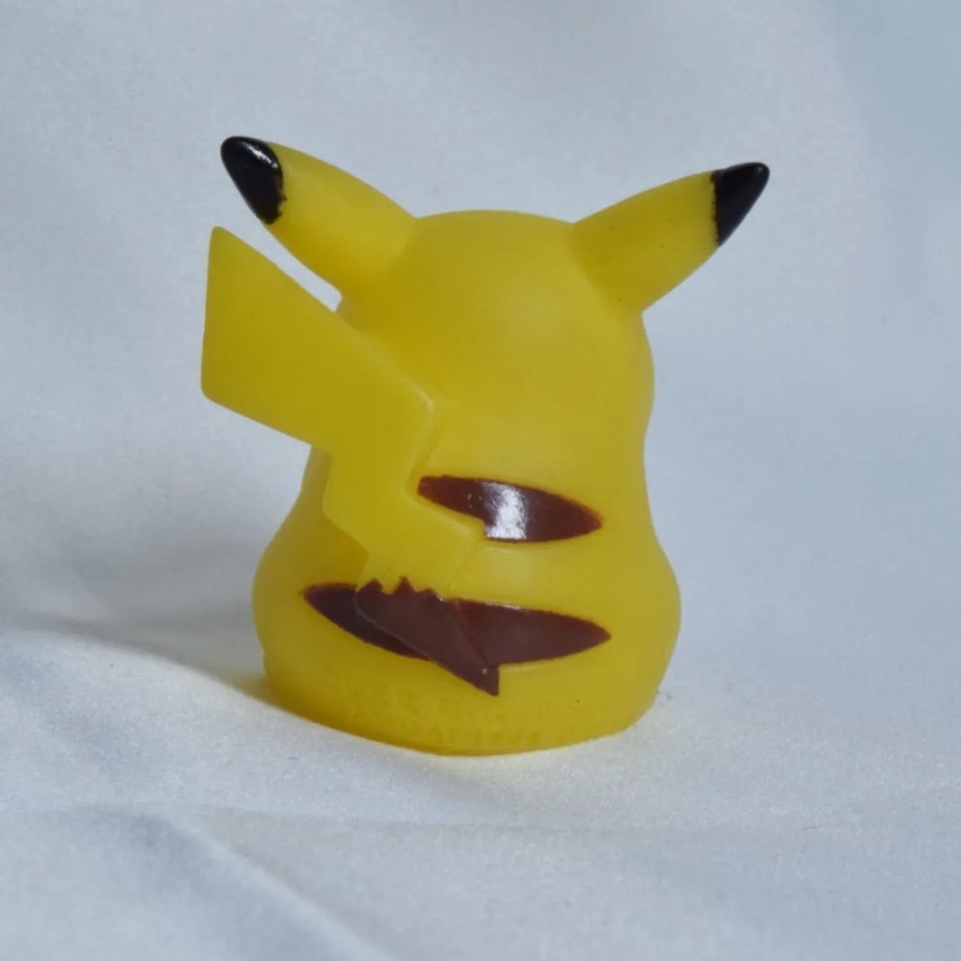 ピカチュウ　ブイズ　ポケモンキッズ　指人形　フィギュア　ソフビ ポケモンキッズ 指人形 電光石火ピカチュウ 2007年製 ソフビ - メルカリ