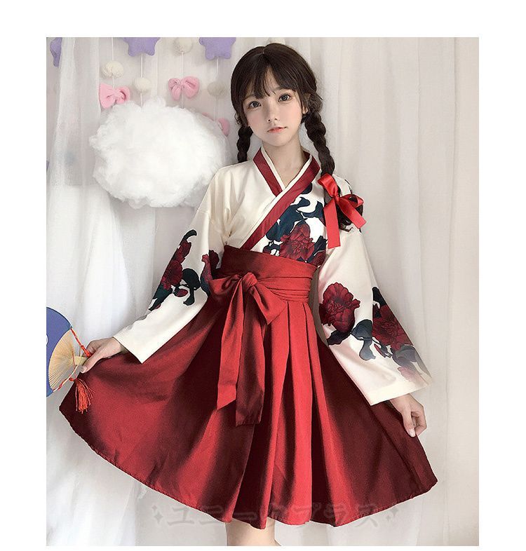 セットアップ コスプレ衣装 仮装 浴衣 着物 和服 2点セット衣装