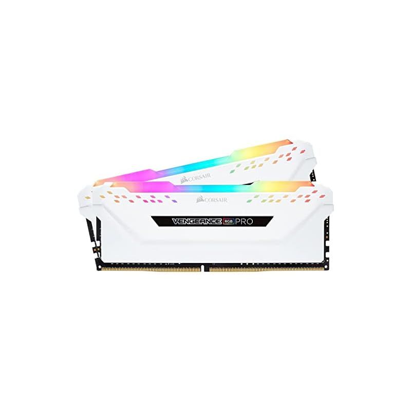 CORSAIR Corsair DDR4-3200MHz デスクトップPC用 メモリ VENGANCE RGBシリーズ 32GB 16GB×2枚 ホワイトCMW32GX4M2E3200C16W