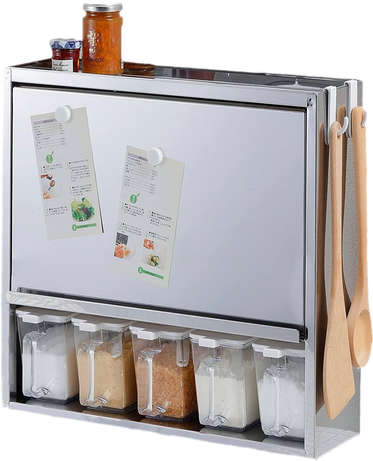 ロッドスタンド 8本 小物置き両側10段 国産ヒノキ製 完成品（組立不要） ロッドスタンド 8本 小物置き 両サイド 10段 国産ヒノキ製