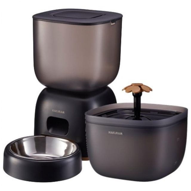 マルカン ナクラム ペット用オートフィーダ－アンドファウンテン DA-459 犬 猫用 給餌器 給水器 ペット家電