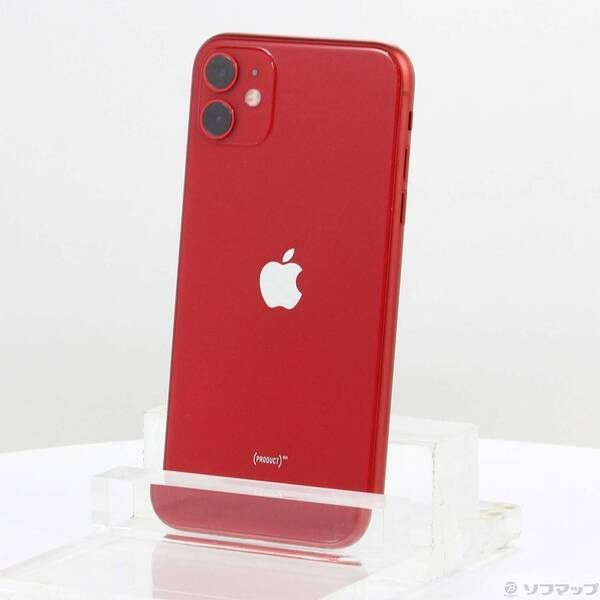 〔 〕iPhone11 256GB プロダクトレッド MWM92J A SIMフリー 258