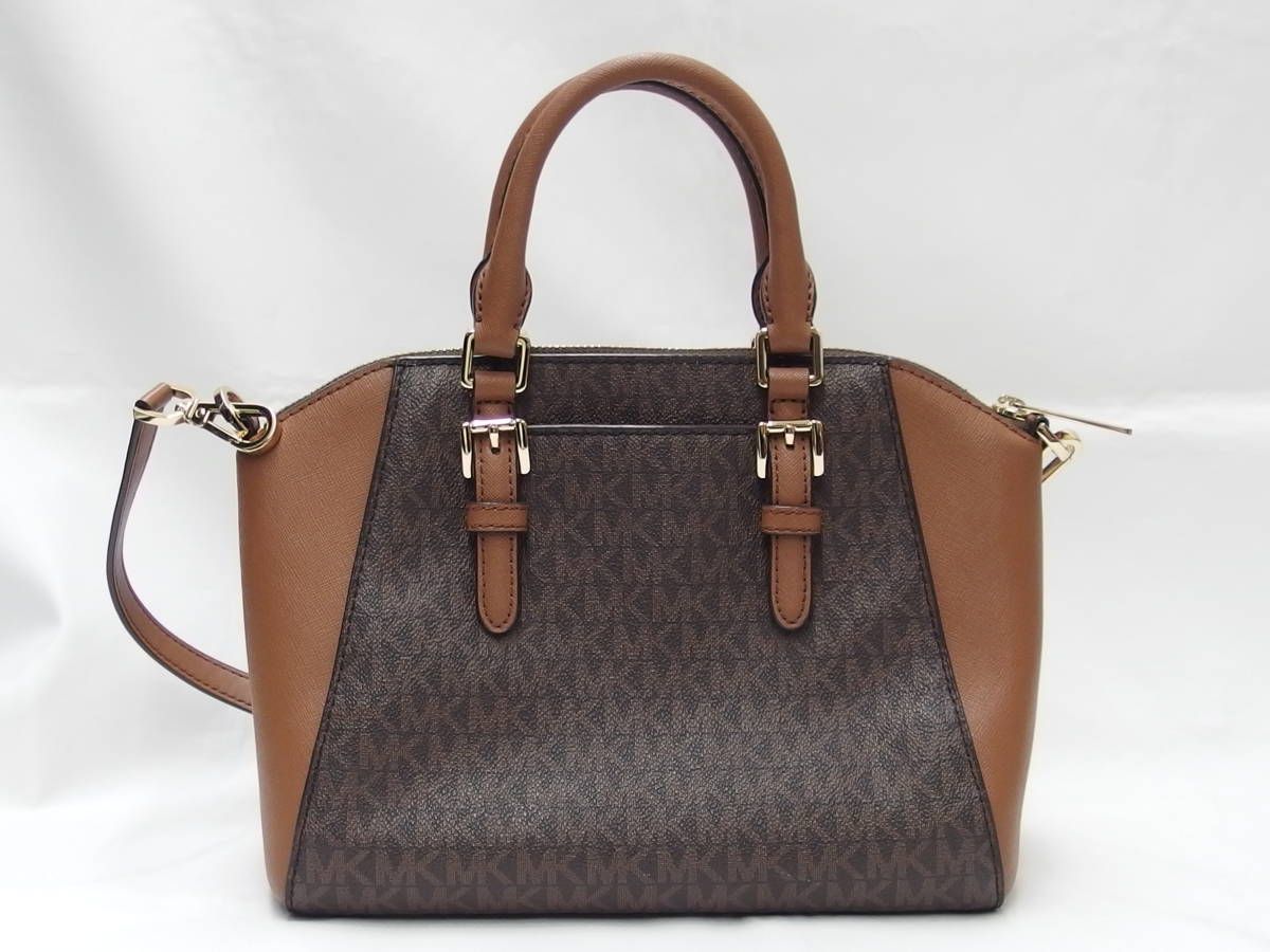 【極美品】マイケルコース　ショルダーバッグ　レザー　PVC 大人気 MICHAEL KORS マイケルマイケルコース スタッズ ショルダー