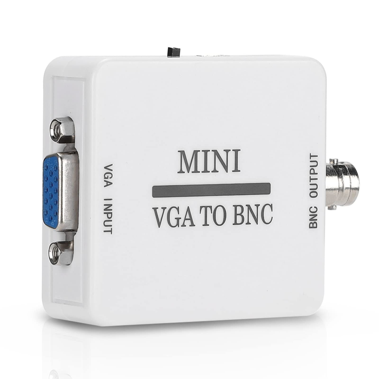 X VGAからBNCへのコンバーター、1920 1080 USBビデオコンバーター、ミニHD Wisoqu VGAからBNCへのビデオコンバーター、VGAからBNCへの変換用