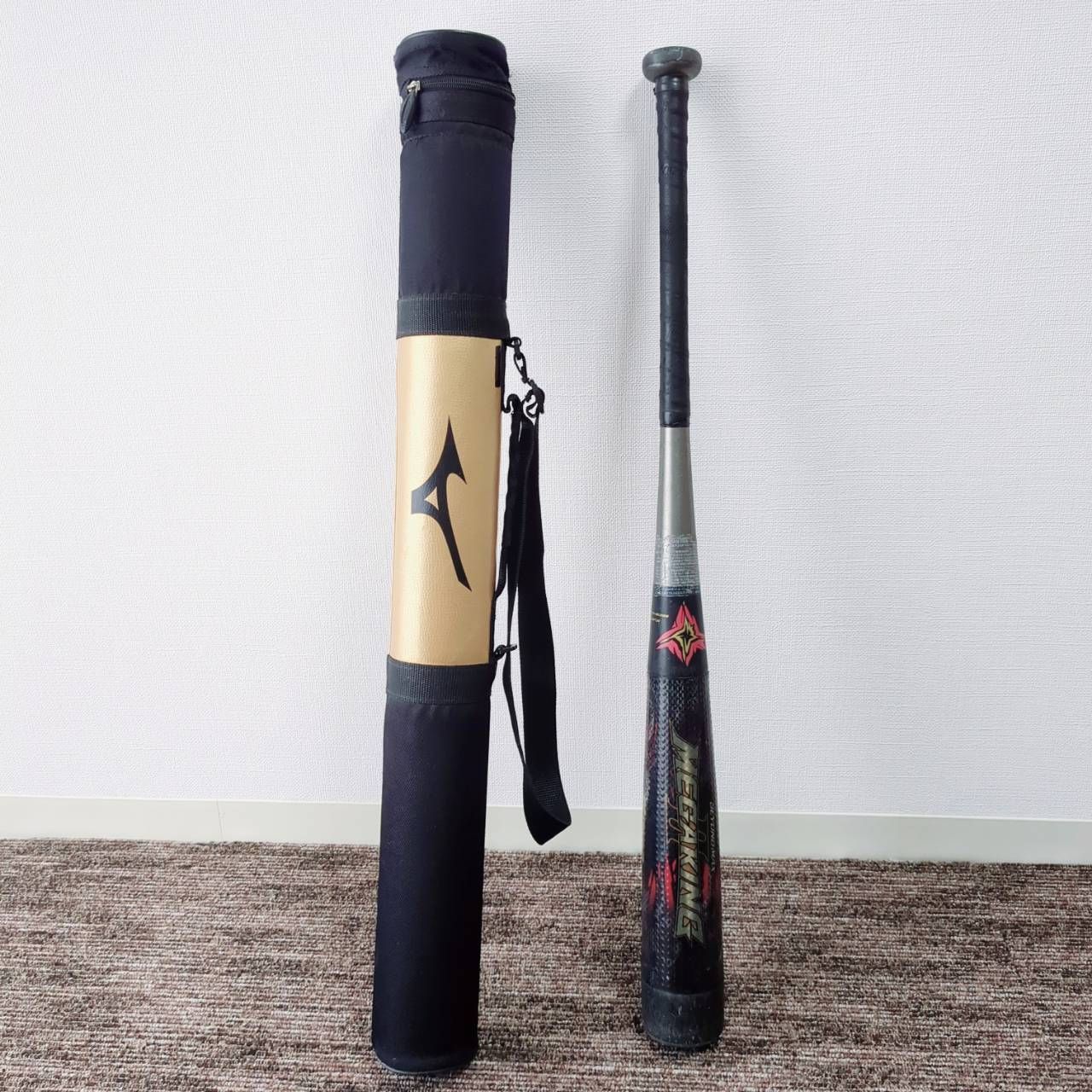 長さ76cm少年野球用バット　ビヨンドマックス　メガキング　ミズノ　バットケース