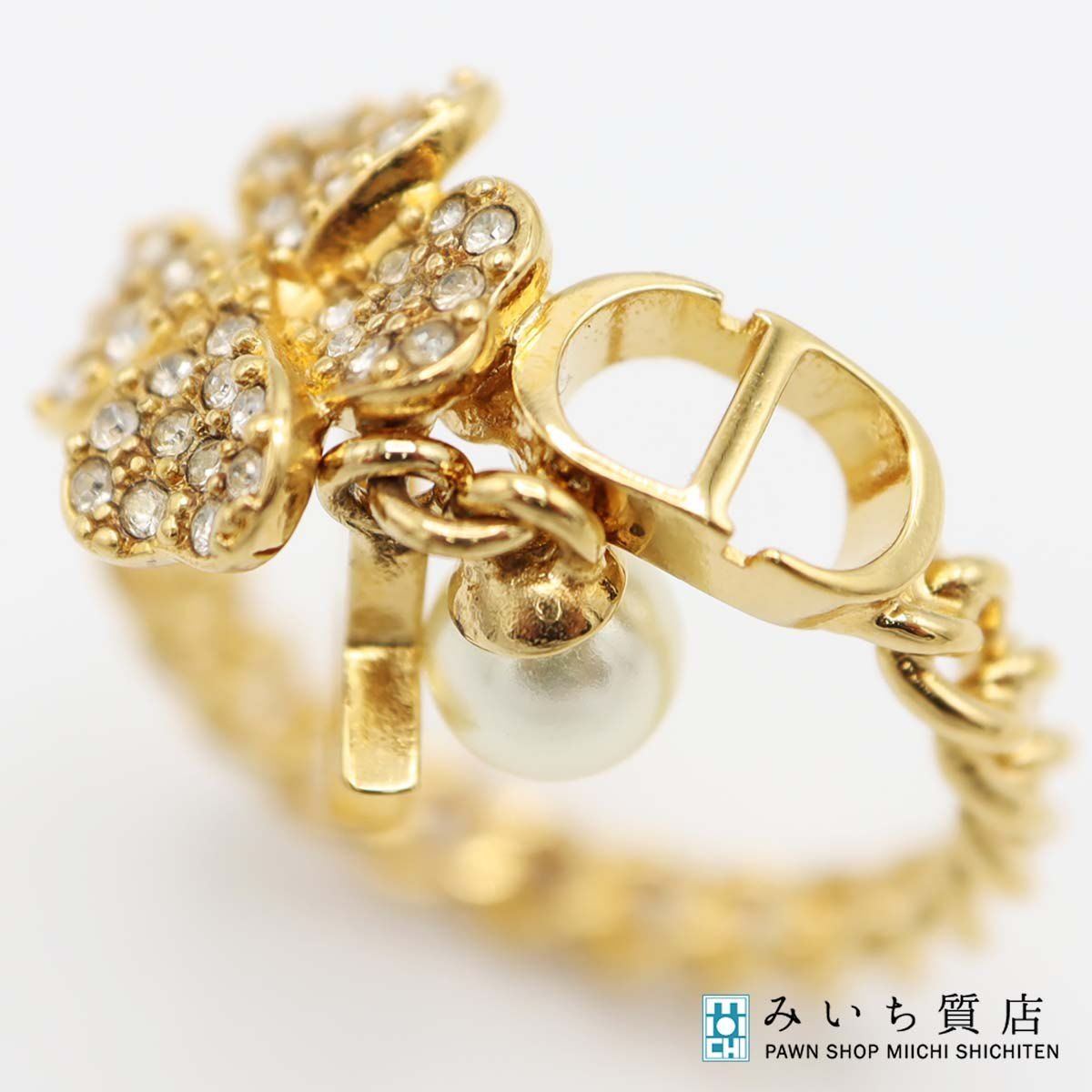 Dior ディオール チェーンリング Lサイズ14～15号 Dior指輪 Lサイズ Dior ディオール チェーンリング Lサイズ14～15号