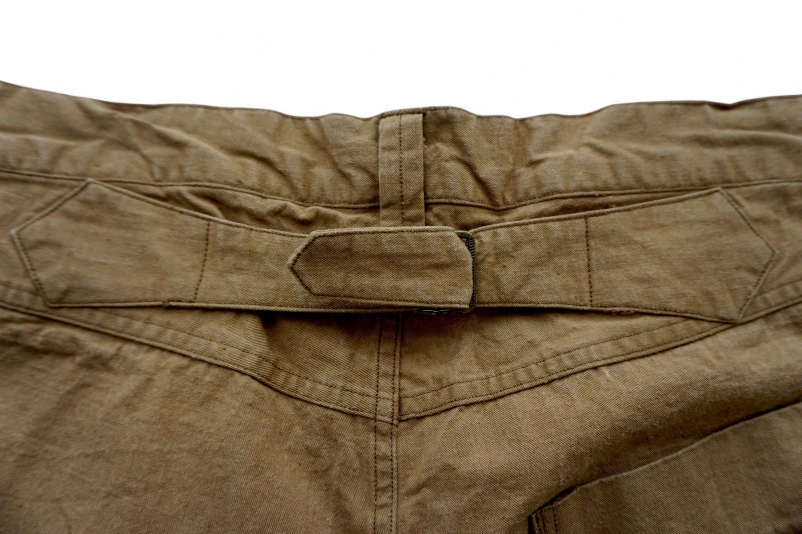 KAVAL カヴァル one tuck backle pants ワンタックバックル